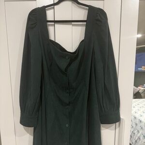 Green cider dress